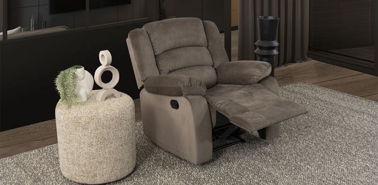 Sillón Reclinable Misuri Nova Café
