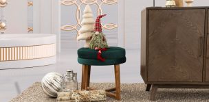 Banco Redondo Derek Verde