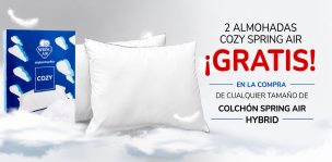 Almohadas Spring Air Cozy | Llévatelas GRATIS con tu Colchón Spring Air Hybrid