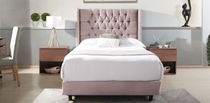 Recámara Matrimonial Valeria Rosa con Burós Vermont