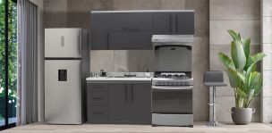 Cocina 200 cm Osaka Lazzi Gris