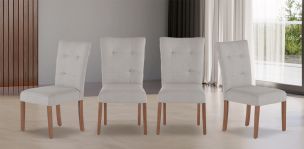 Paquete 4 Sillas Gondola Beige