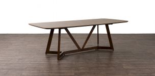 Mesa Comedor Rectangular 240 cm Valenza Café