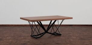 Mesa Comedor Rectangular 180 cm Piastri Café