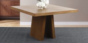 Mesa Comedor Cuadrada 120 cm Odette Café