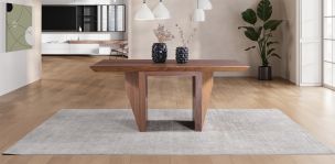 Mesa Comedor Rectangular 180 cm Spezza Nogal
