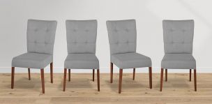 Juego de 4 Sillas Góndola Gris