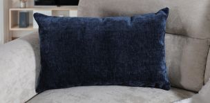 Cojín Decorativo 55 X 35 cm Tessa Midnight Azul