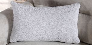 Cojín Decorativo 55 X 35 cm Glow Gris