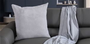 Cojín Decorativo Vixy Nickel Gris