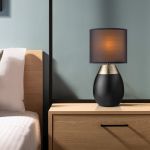 Lámpara de Mesa Aria Negro