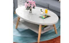 Mesa De Centro Circular Redania Blanco