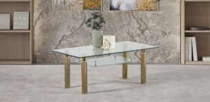 Mesa de Centro Enkel Dorado