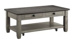 Mesa de Centro Rectangular Granby  Gris