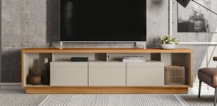 Mesa TV 218 cm Cronos Blanco