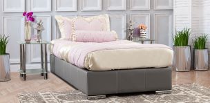 Base de Cama Individual Vielka Gris