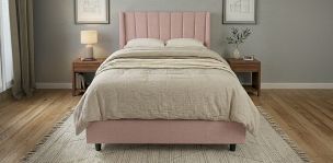 Cama Matrimonial Vittoria Hs Rosa