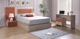 Recámara 5 Piezas Matrimonial Tabata Beige 