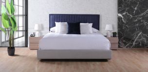 Cabecera King Size Alba Azul