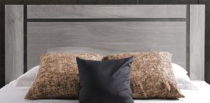 Cabecera King Size Vermont Gris