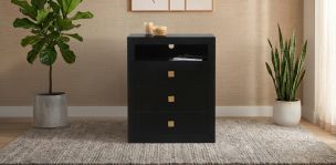 Cómoda Alta Braham Negro