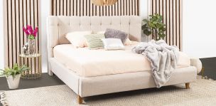 Cama King Size Stella Plus Beige