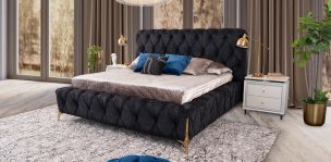 Cama King Size Salvatore Negro