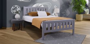 Cama Matrimonial Elena Gris