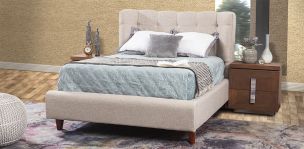 Cama Matrimonial Stella Plus Beige