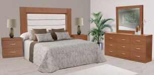 Recámara 5 Piezas King Size Camila Café 