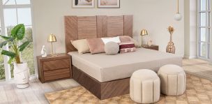 Recámara 3 Piezas King Size Donna Café 