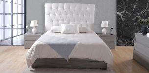 Recámara 3 Piezas King Size Siqueiros Beige y Gris 