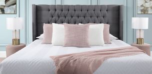 Cabecera King Size Valeria Gris