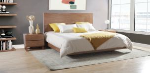 Recámara King Size Zeus Café 3 Piezas