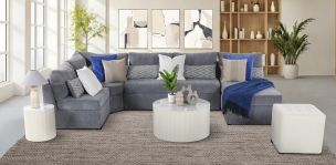 Sala Modular Alize Gris 4 Piezas