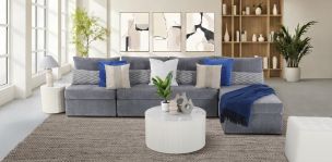 Sala Modular Alize Gris 3 Piezas