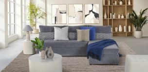 Sala Modular Alize Gris 2 Piezas