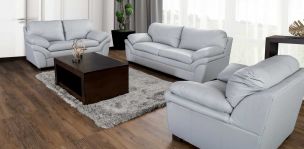 Sala de Piel Cordoba Gris