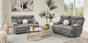 Sala Kelly Gris 2 Piezas