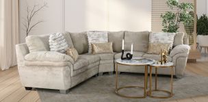 Sala Esquinera de Microfibra Tennessee Beige