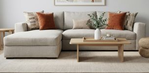 Sala en L Derecha Odense Beige