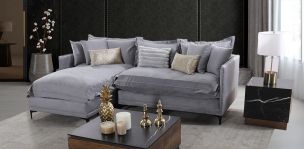 Sala Modular Izquierda Collins Gris