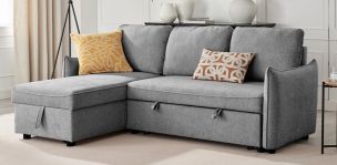 Sala en L Oliver Gris