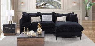 Sala Modular Derecha Collins Negro