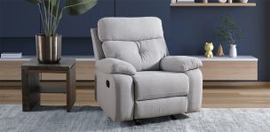 Sillón Reclinable con Mecedora Toronto Gris