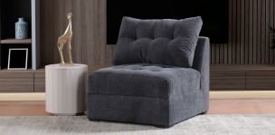 Sillón Sin Brazos Fresno Gris Oxford