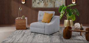 Sillón Brazo Derecho Zonet Gris