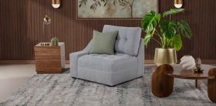 Sillón Brazo Izquierdo Zonet Gris