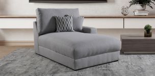 Sillón Largo Brazo Derecho Amira New Plata