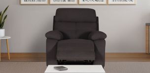 Sillón Reclinable con Mecedora Toronto Gris Obscuro